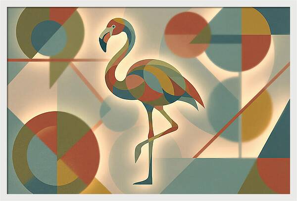 Flamingo Standing Gracefully