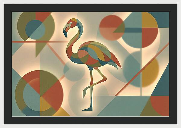 Flamingo Standing Gracefully