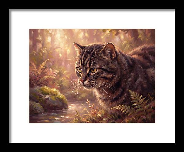 Flat Headed Cat In Nature