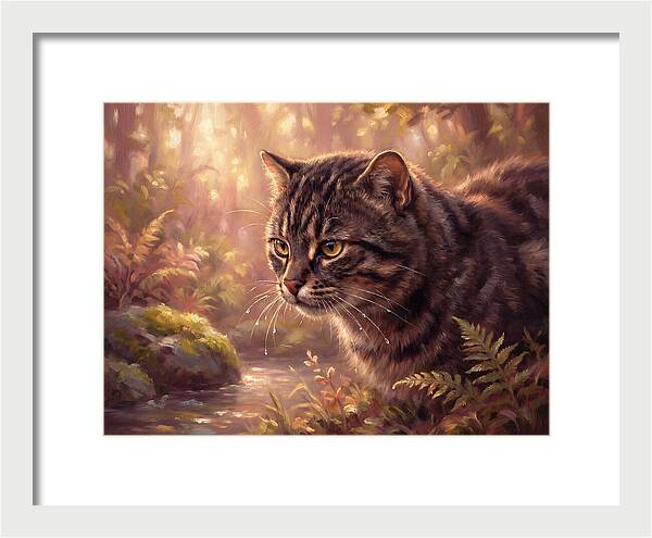 Flat Headed Cat In Nature