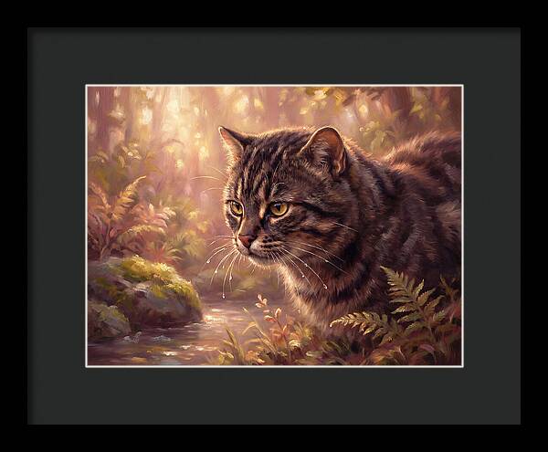 Flat Headed Cat In Nature