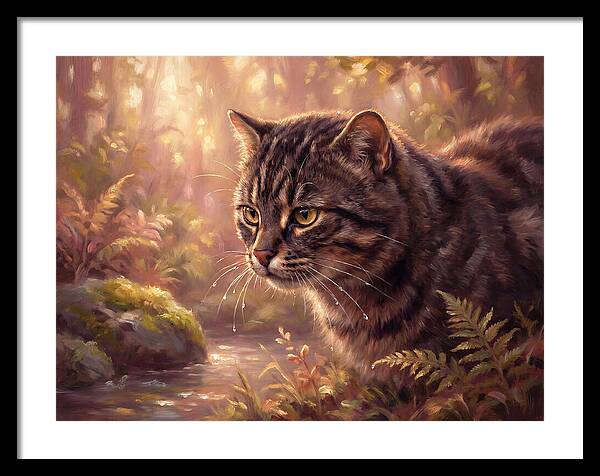 Flat Headed Cat In Nature