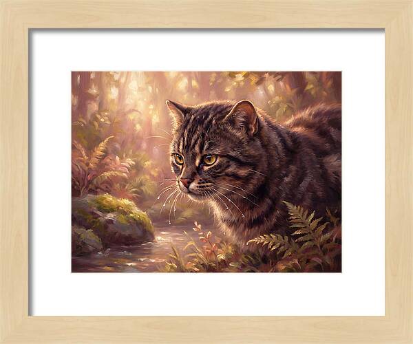 Flat Headed Cat In Nature