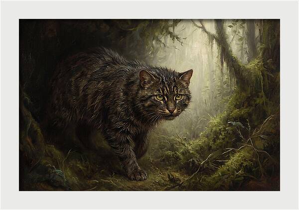 Flat Headed Cat In The Wild