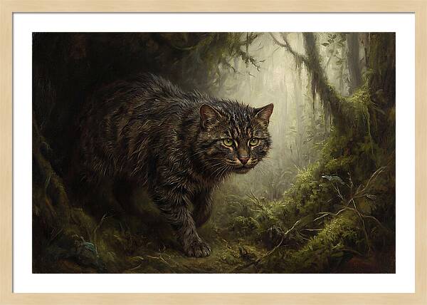Flat Headed Cat In The Wild