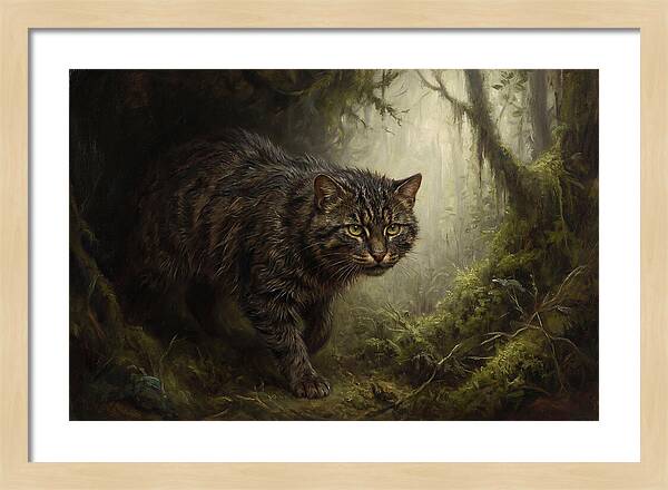 Flat Headed Cat In The Wild