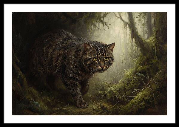 Flat Headed Cat In The Wild