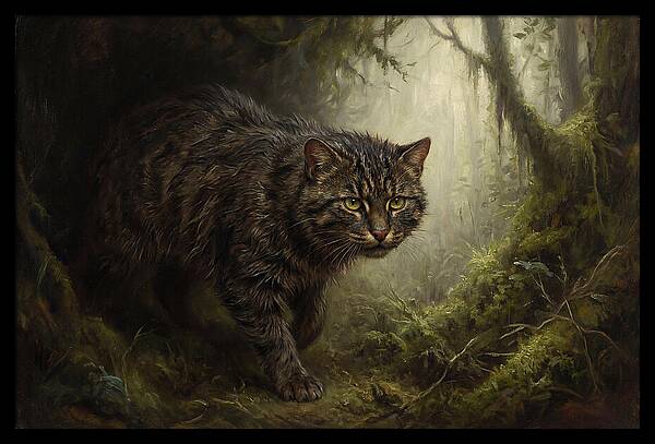 Flat Headed Cat In The Wild