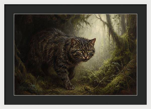 Flat Headed Cat In The Wild