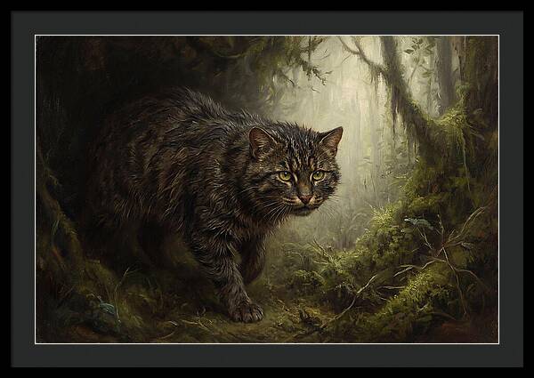 Flat Headed Cat In The Wild