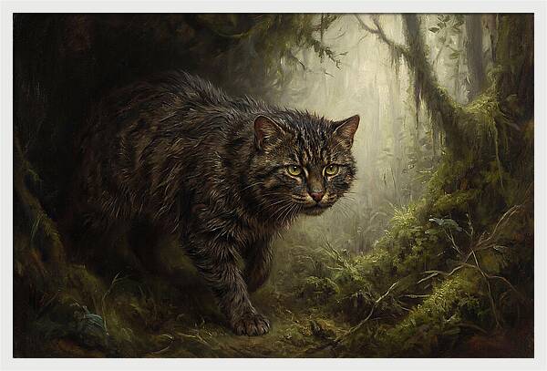 Flat Headed Cat In The Wild