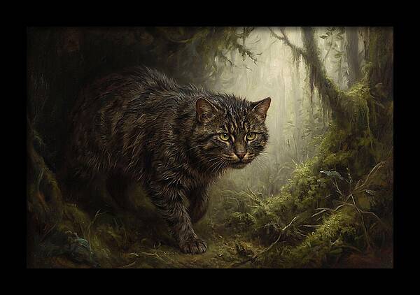 Flat Headed Cat In The Wild