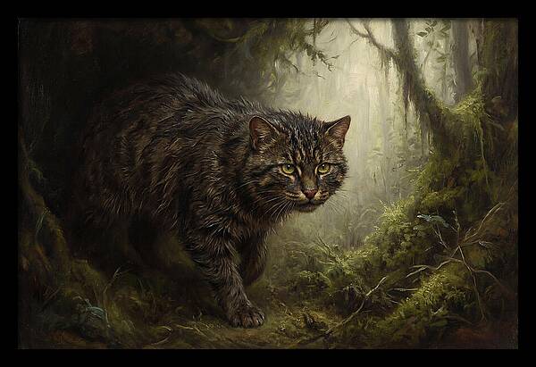 Flat Headed Cat In The Wild