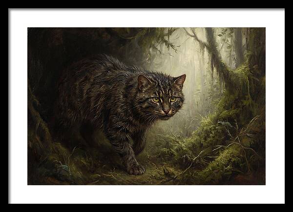 Flat Headed Cat In The Wild