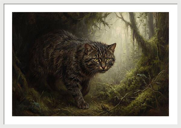 Flat Headed Cat In The Wild