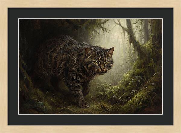 Flat Headed Cat In The Wild