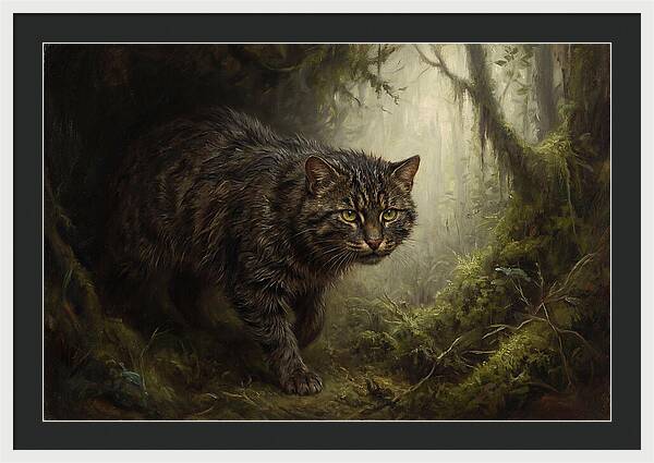 Flat Headed Cat In The Wild