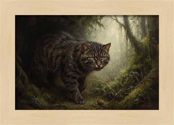 Flat Headed Cat In The Wild