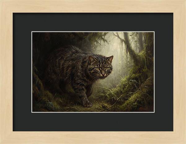 Flat Headed Cat In The Wild
