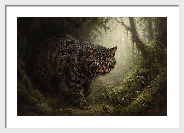 Flat Headed Cat In The Wild