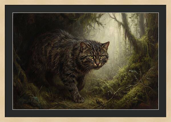 Flat Headed Cat In The Wild