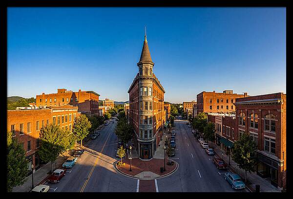Flat Iron Building At Dusk