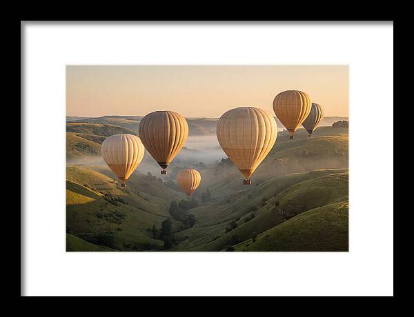 Floating Dreams Above Misty Valleys