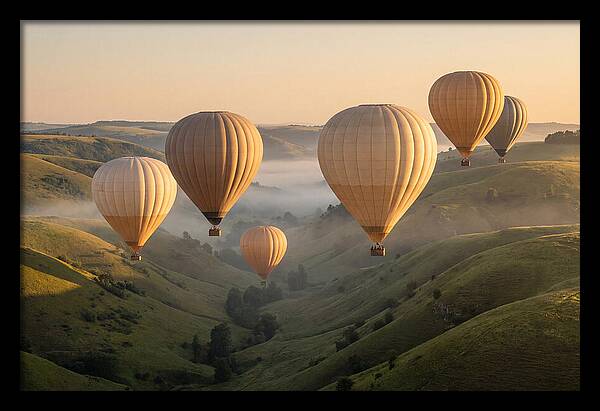 Floating Dreams Above Misty Valleys