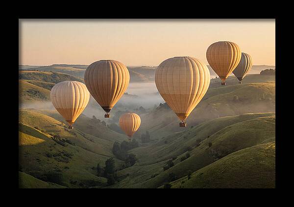 Floating Dreams Above Misty Valleys