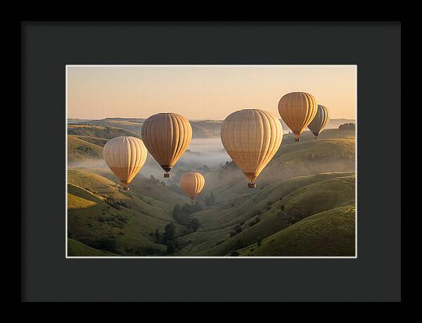 Floating Dreams Above Misty Valleys