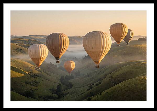 Floating Dreams Above Misty Valleys