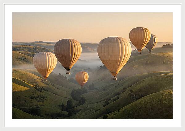 Floating Dreams Above Misty Valleys