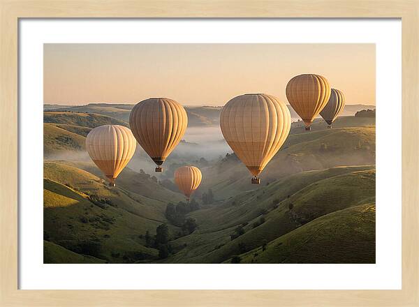 Floating Dreams Above Misty Valleys