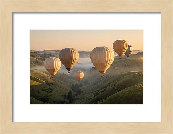 Floating Dreams Above Misty Valleys