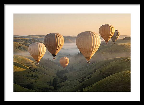 Floating Dreams Above Misty Valleys