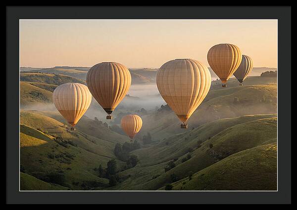 Floating Dreams Above Misty Valleys