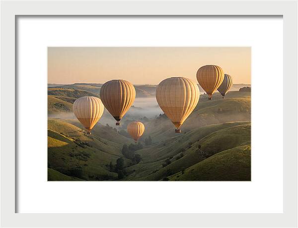 Floating Dreams Above Misty Valleys