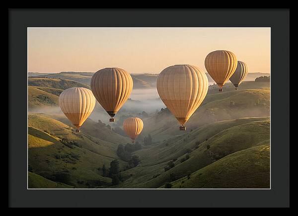 Floating Dreams Above Misty Valleys
