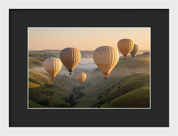 Floating Dreams Above Misty Valleys