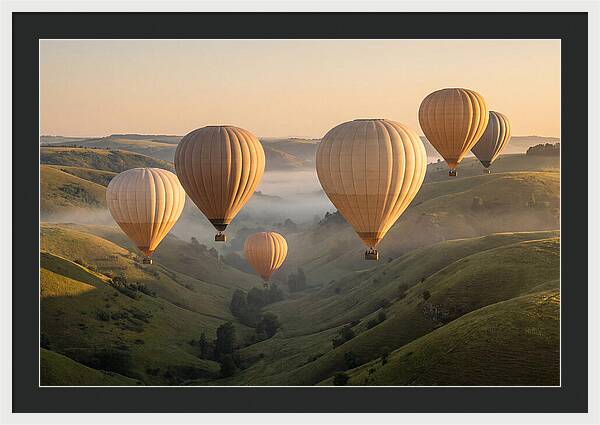 Floating Dreams Above Misty Valleys