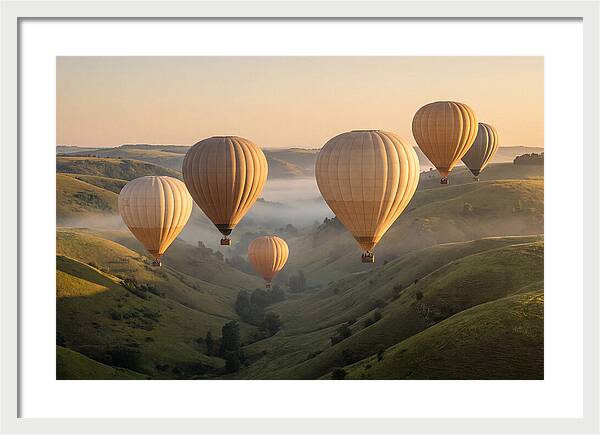 Floating Dreams Above Misty Valleys