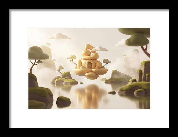 Floating Golden Temple Reflection