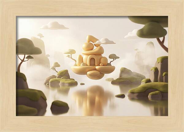 Floating Golden Temple Reflection