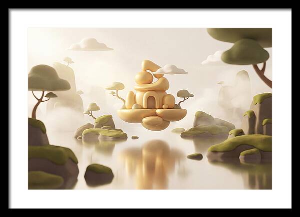 Floating Golden Temple Reflection
