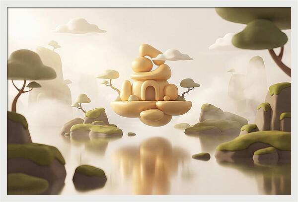 Floating Golden Temple Reflection