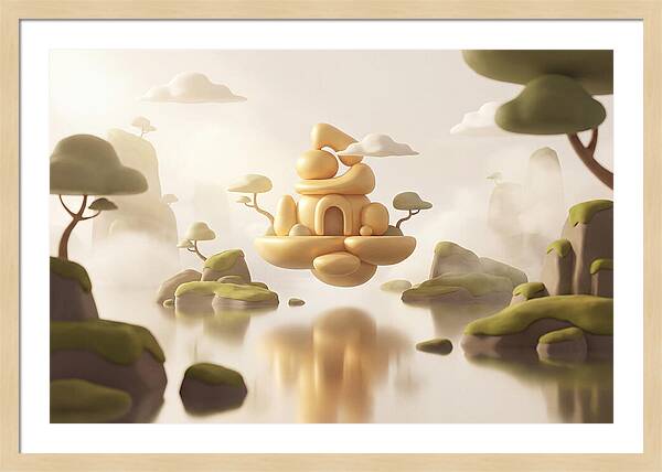 Floating Golden Temple Reflection
