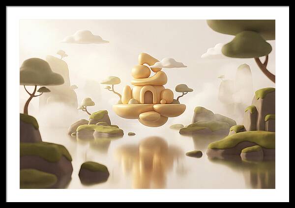 Floating Golden Temple Reflection