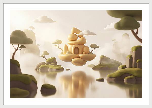 Floating Golden Temple Reflection
