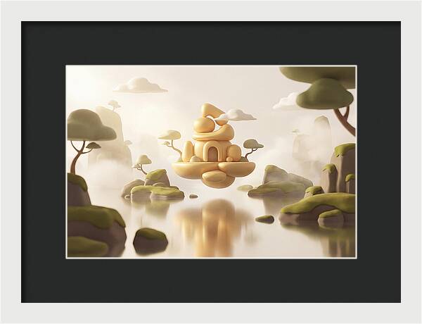 Floating Golden Temple Reflection
