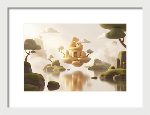 Floating Golden Temple Reflection